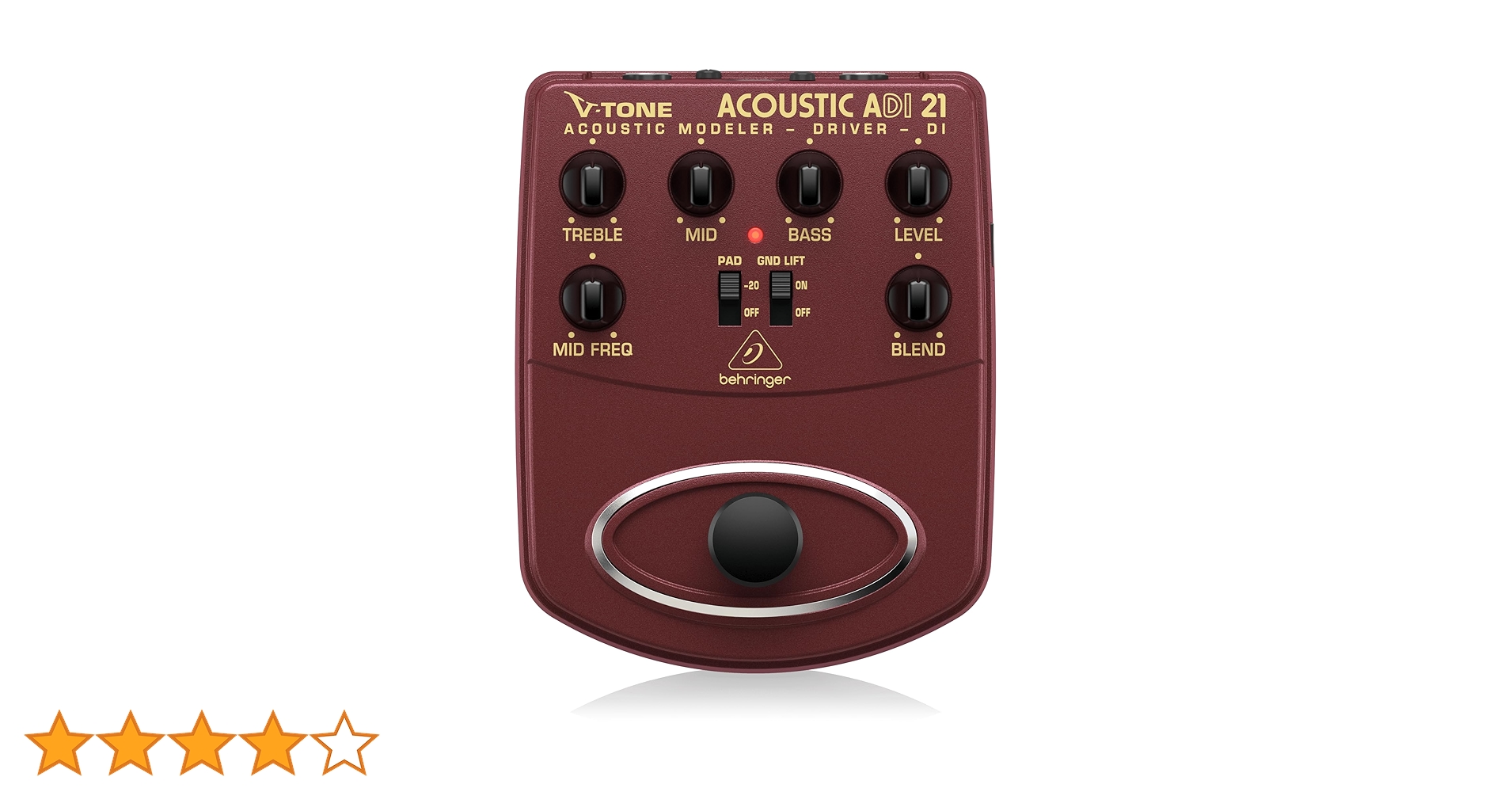 Amazon.co.jp: ベリンガー ギターエフェクター アコギ プリアンプ